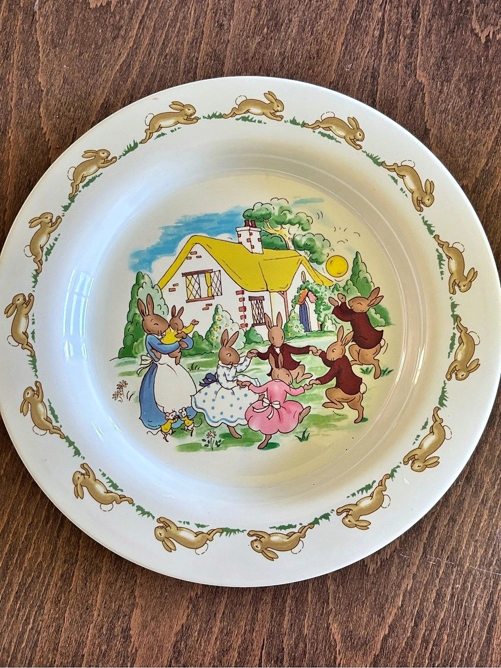 Royal Doulton Bunnykins melamine plate